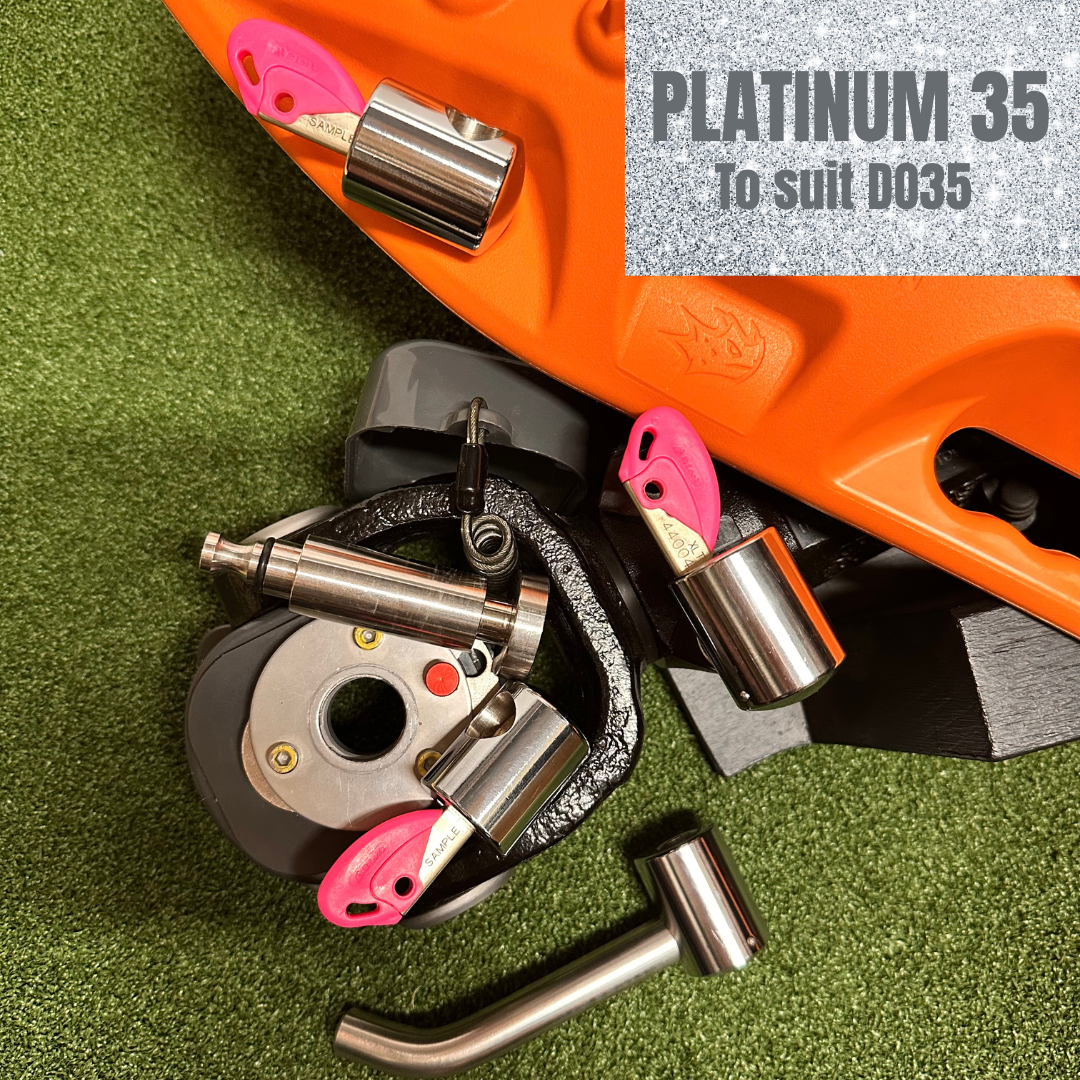 PLATINUM 35 KIT - TALON DO35 Coupling + Hitch + POM (Peace of Mind) AND MaxTrax Lock