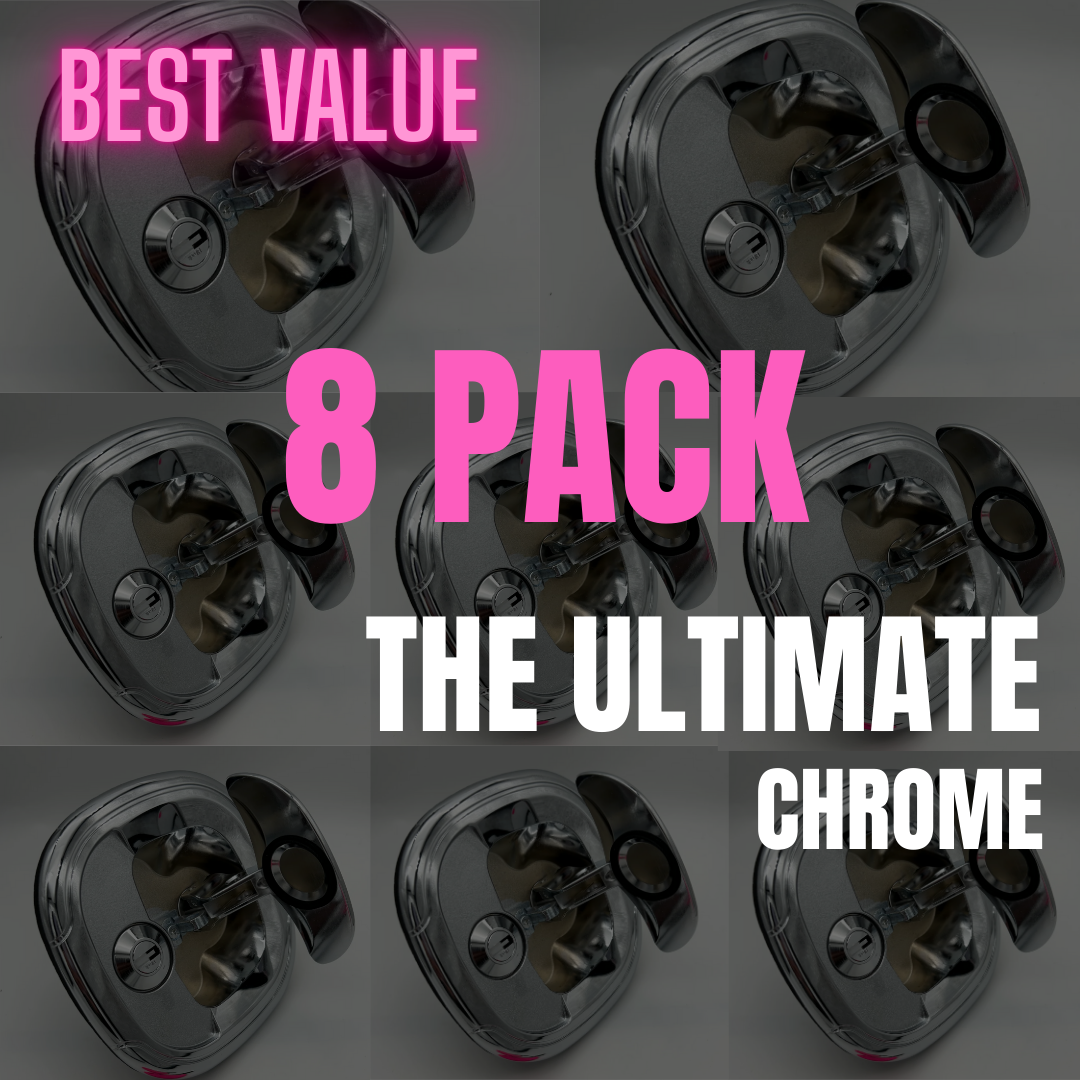 8 PACK - The ULTIMATE - Whale Tail Lock (Chrome)