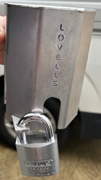 TALON LARGE Padlock - Lovells Hitch 5.5T 'Vault Anti Theft Device’