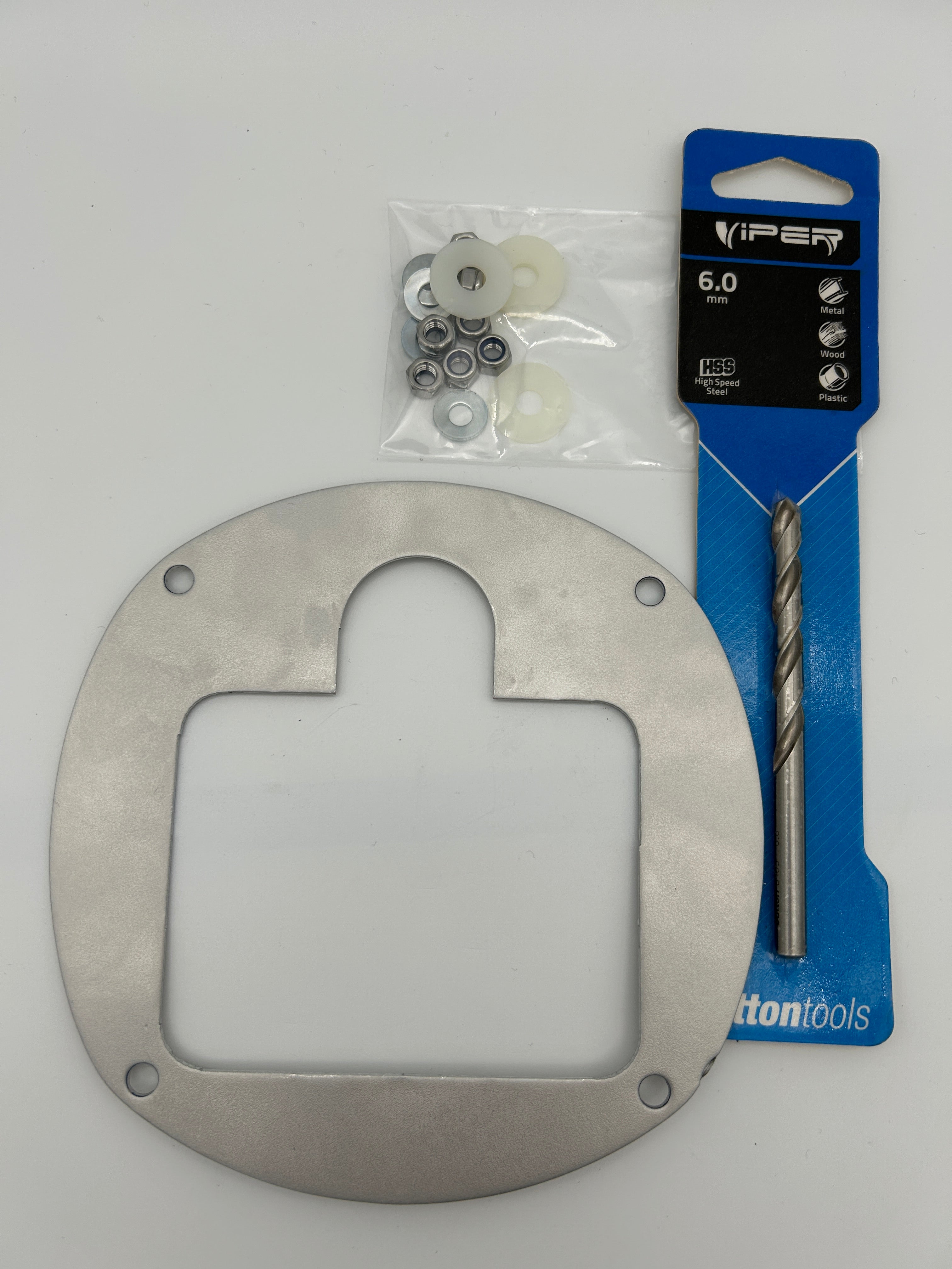 8 PACK - The ULTIMATE - Whale Tail Lock (Chrome)