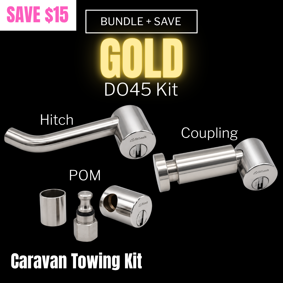 GOLD 45 KIT - TALON DO45 Coupling + Hitch + POM (Peace of Mind) Lock