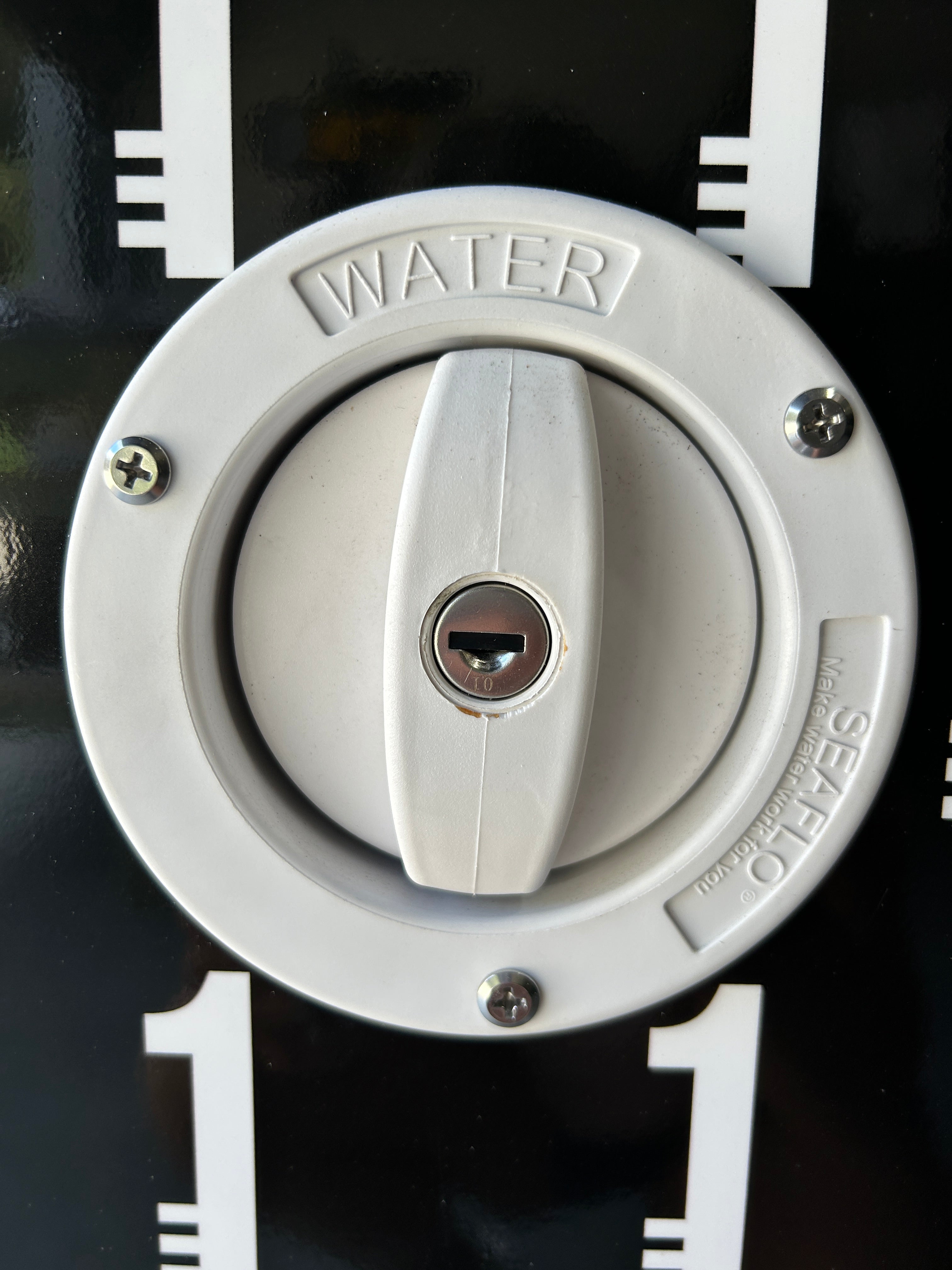1Key Water Filler Cap - White