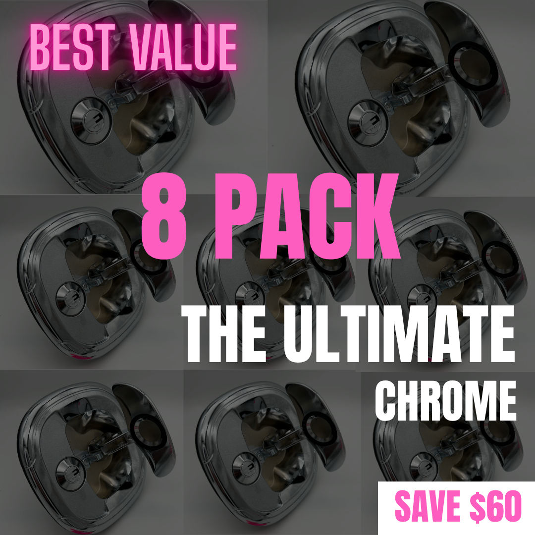 8 PACK - The ULTIMATE - Whale Tail Lock (Chrome)