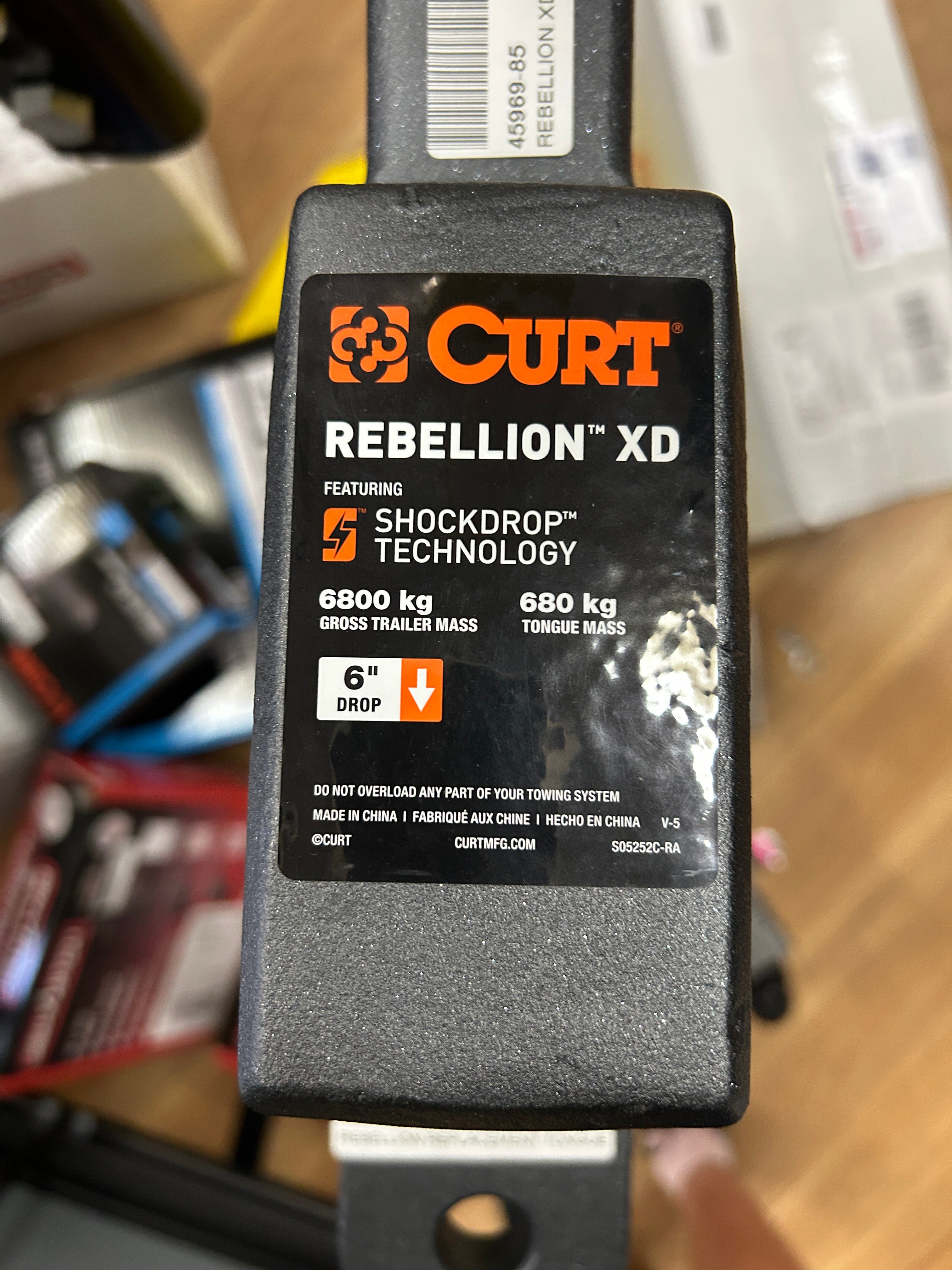 TALON Curt Rebellion Hitch Lock 4.5T version