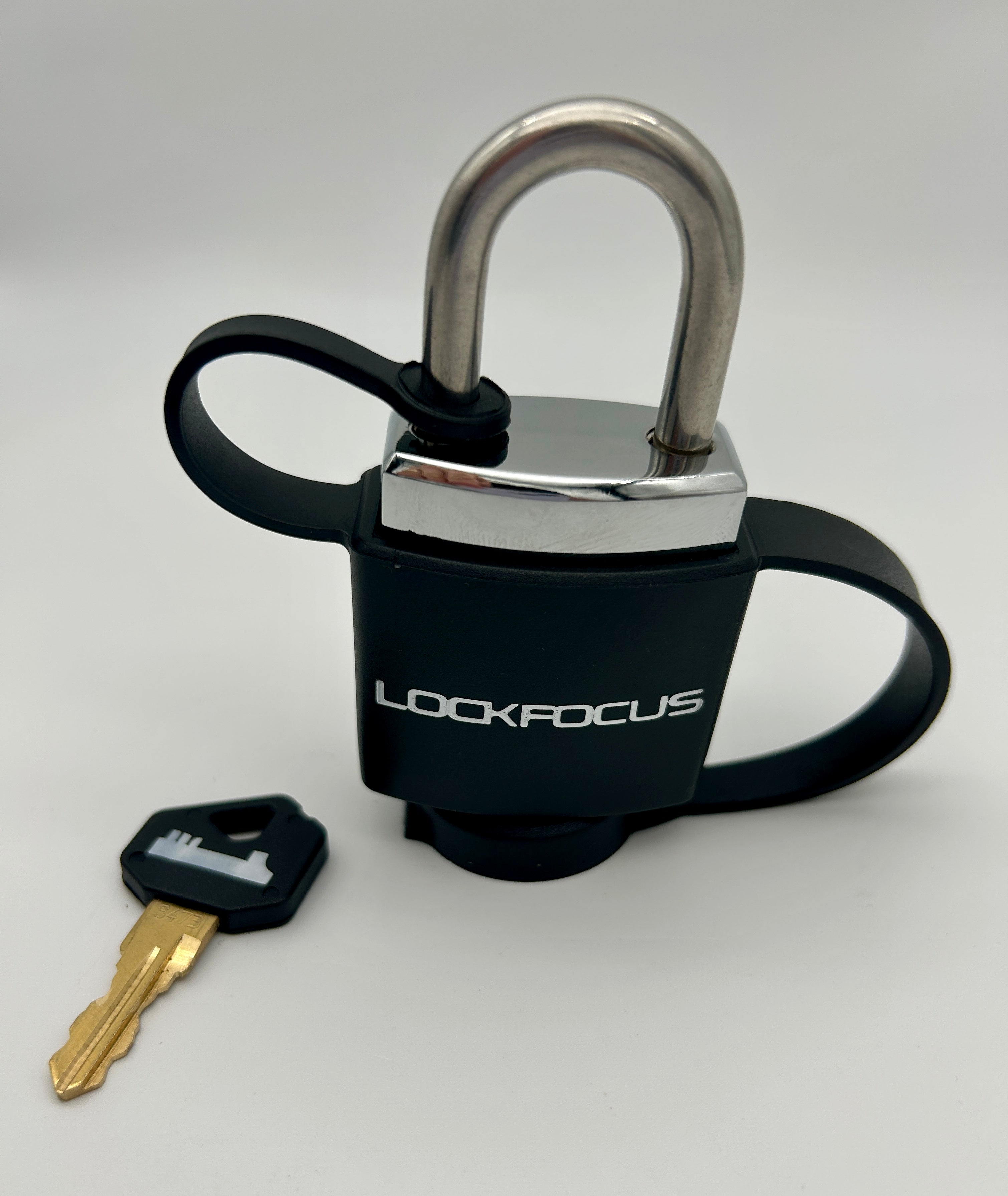 1KEY SMALL Padlock | Chrome with weather cover