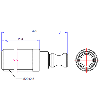 TALON M20 Continuous Threaded Rod Lock (Spare Wheel)
