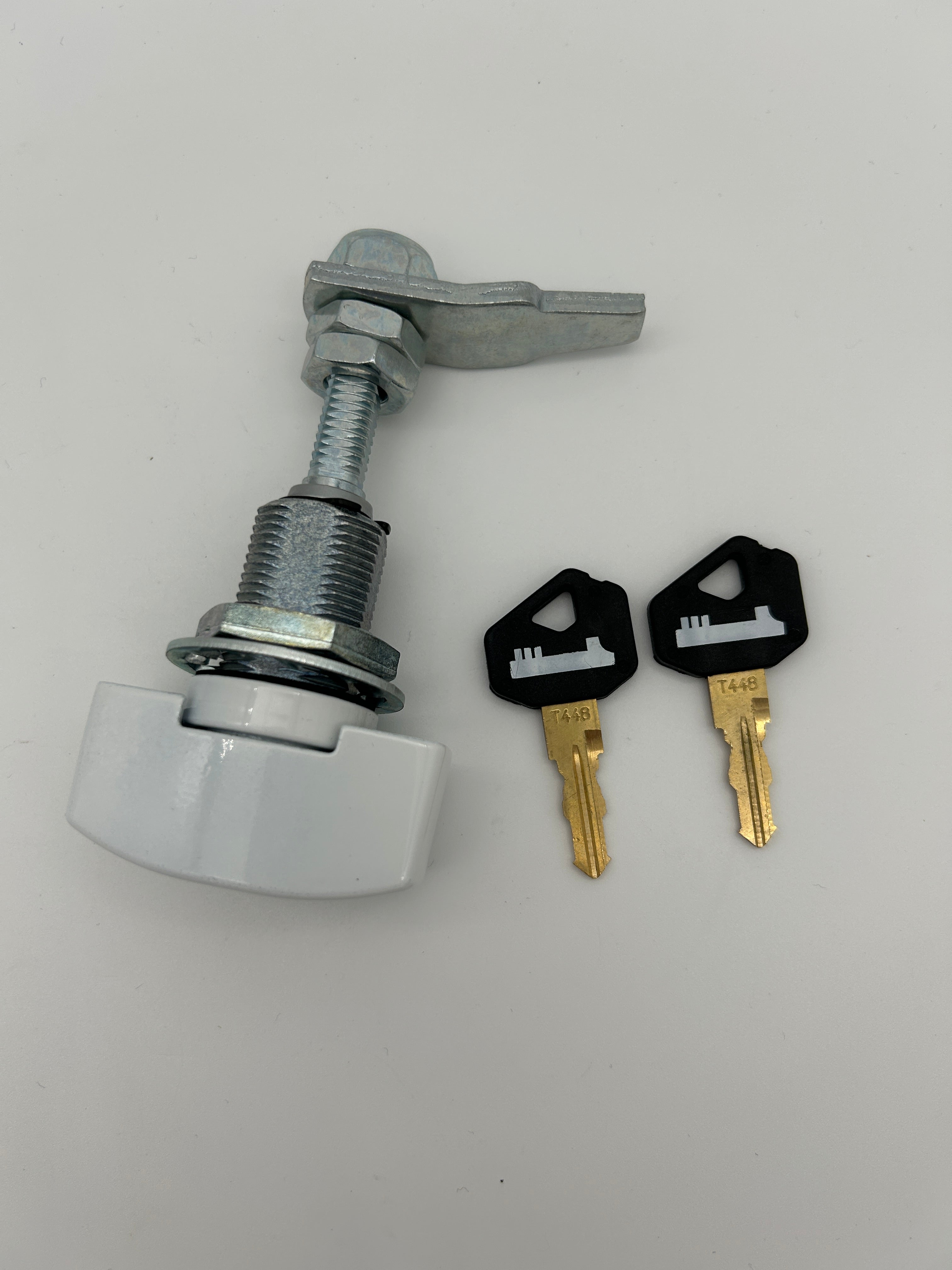 1Key Wing Knob Compression Lock- White