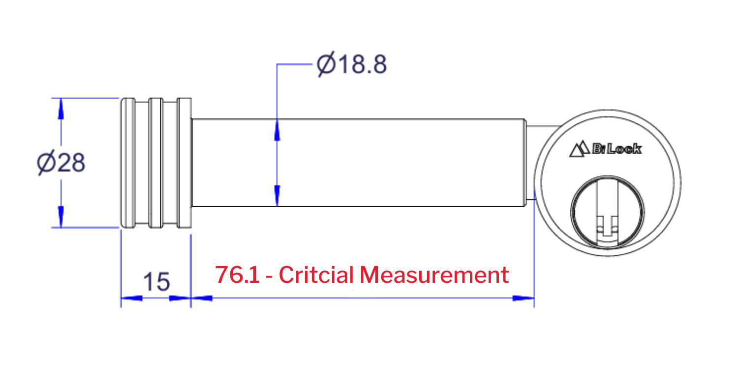 TALON Curt Rebellion Hitch Lock