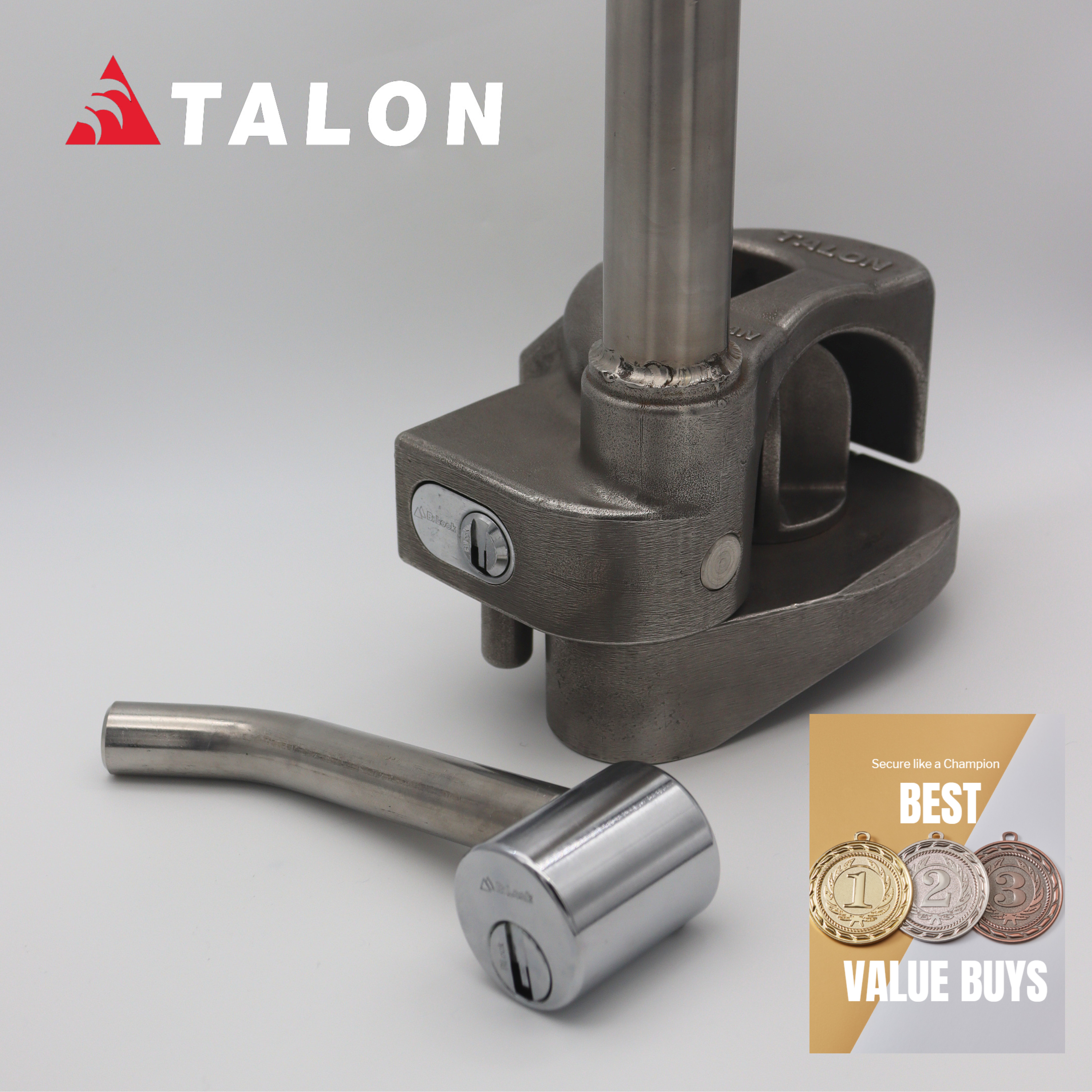 TALON Trailer Lock & Hitch Combo