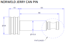 TALON NORWELD Jerry Can | Pin Lock